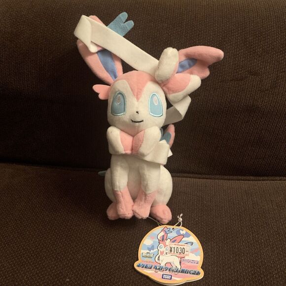 New NWT Nymphia Pokemon Best Wishes Plush Doll Takara Tomy Nintendo From Japan - Picture 1 of 16